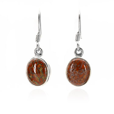 Dinosaur Bone Earring - Sterling Silver - Fossil Jewellery
